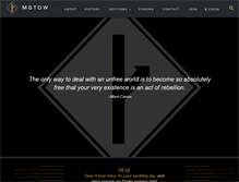Tablet Screenshot of mgtow.com